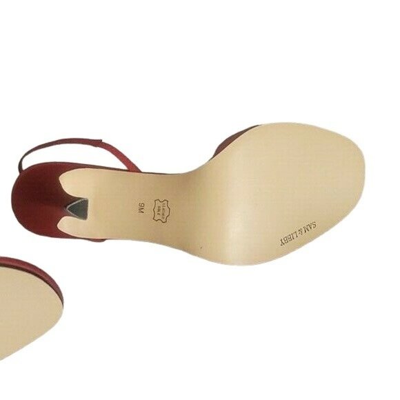 Sam & Libby | Red Strappy Heels | 4.5” inch Heel | Size 9 M | - Picture 8 of 11